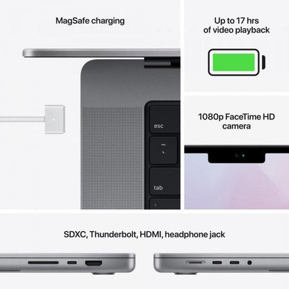 MacBook Pro 14” (2021) M1 512GB (MKGP3PP/A) (Space Gray)