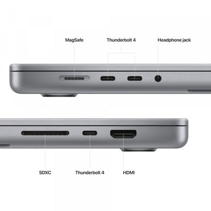 MacBook Pro 16-inch M2 (2023) 16GB RAM 512GB SSD (Space Grey) (MNW83PP/A)