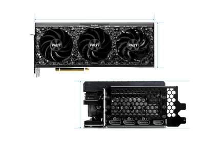 PALIT GeForce RTX 4090 Gamerock 24GB GDDR6X Graphics Card (Midnight Kaleidoscope)