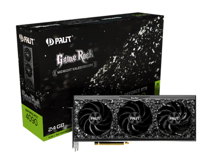 PALIT GeForce RTX 4090 Gamerock 24GB GDDR6X Graphics Card (Midnight Kaleidoscope)