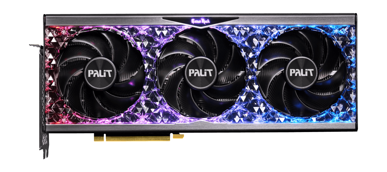 PALIT Geforce RTX 4080 Gamerock 16GB GDDR6X Graphics Card (Midnight Kaleidoscope)