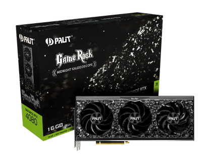 PALIT Geforce RTX 4080 Gamerock 16GB GDDR6X Graphics Card (Midnight Kaleidoscope)