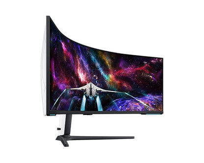 Samsung Odyssey Neo G9 (G95NC) LS57CG952NEXXP 57" 240Hz 1ms GTG 7680x2160 Dual UHD Quantum Mini-LED HDR 1000 Swivel, Tilt, Height-Adjust Curved Gaming Monitor + Samsung HW-B550 Soundbar (Black) Bundle