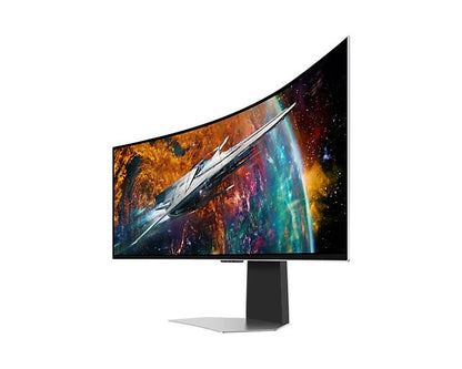 Samsung Odyssey OLED G9 (G95SC) LS49CG954SEXXP 49" Neo Quantum Processor Pro 0.03ms 240Hz GTG 5120x1440 Dual QHD Curved Smart Gaming Monitor + Samsung HW-B550 Soundbar (Black) Bundle