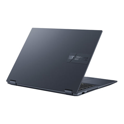 Asus Vivobook S 14 Flip TP3402ZA-KN111WS Laptop (Quiet Blue) | 14”  2.8K Oled | i7-12700H | 8GB RAM DDR4 | 512 GB SSD | Iris Xᵉ Graphics | Windows 11 Home | MS Office Home & Student 2021 | Stylus Pen | Asus BP1504 Casual Backpack