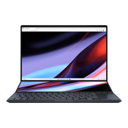 Asus Zenbook Pro 14 Duo OLED UX8402VV-P1051WS (Tech Black) | 14.5" 2.8K OLED (2880X1800) | I9-13900H | 32GB RAM | RTX 4060 | 1TB SSD | Windows 11 Home | MS Office Home & Student 2021 | Asus BP1504 Casual Backpack | Asus Stand