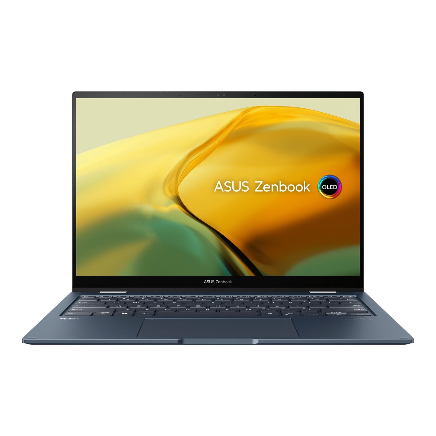 Asus Zenbook 14 Flip OLED UP3404VA-KN133WS Laptop (Ponder Blue) | 14" 2.8K OLED | 165HZ | I7-1360P | 512GB SSD | 16GB RAM | IRIS XE | Windows 11 Home | MS Office Home & Student 2021 | Asus Sleeve | Stylus Pen
