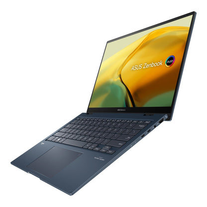 Asus Zenbook 14 Flip OLED UP3404VA-KN133WS Laptop (Ponder Blue) | 14" 2.8K OLED | 165HZ | I7-1360P | 512GB SSD | 16GB RAM | IRIS XE | Windows 11 Home | MS Office Home & Student 2021 | Asus Sleeve | Stylus Pen