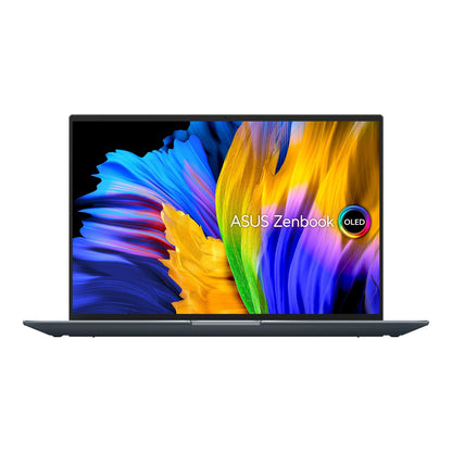 ASUS Zenbook 14X Oled UX5401ZA-KN092WS  Convertible Laptop (Pine Grey) | 14" 2.8k Oled |  i7-12700H | 16GB LPDDR5 | 1TB SSD | Iris Xᵉ Graphics | Windows 11 Home | MS Office Home & Student 2021 | ASUS BP1504 Casual Backpack