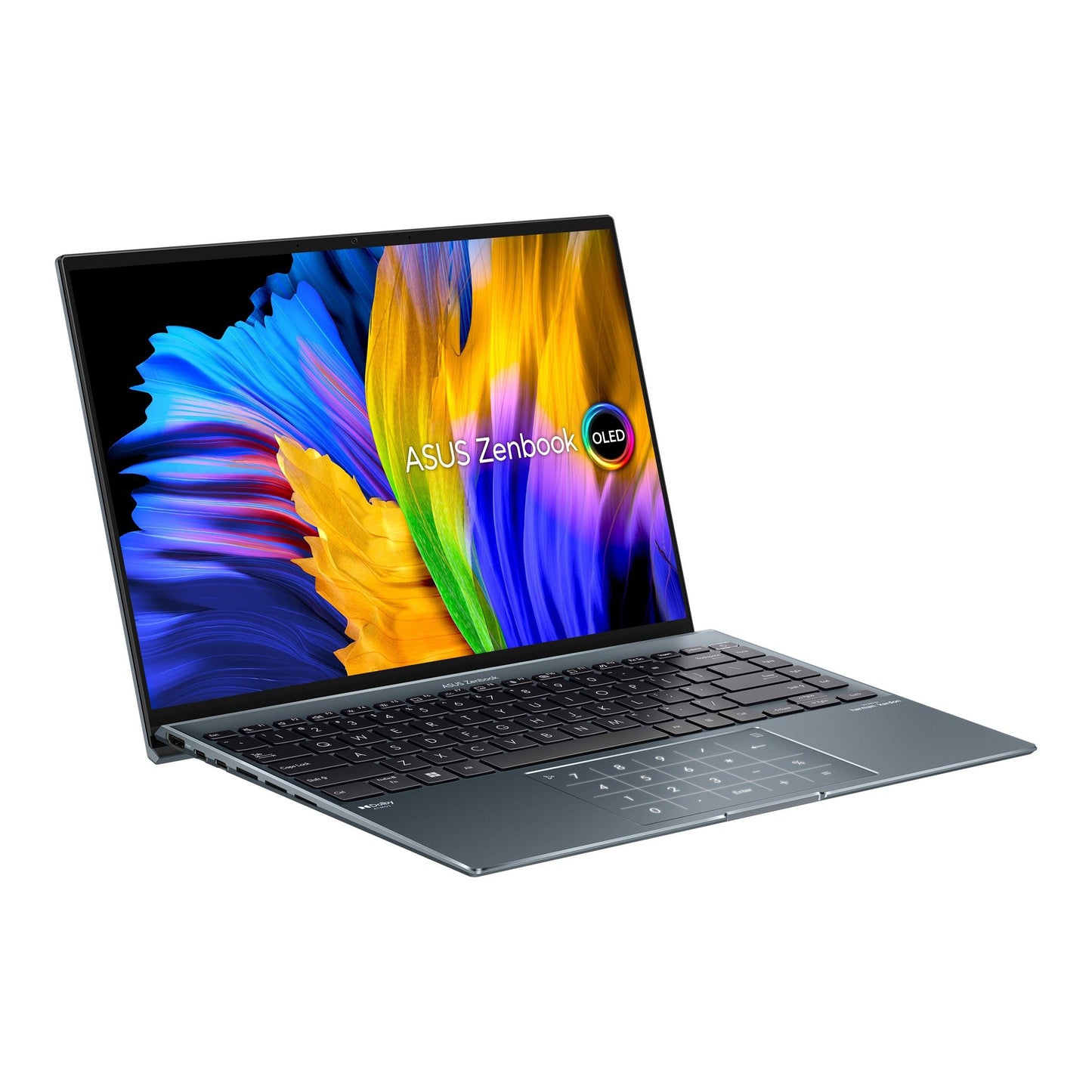 Asus Zenbook 14X OLED UX5401ZA-KN130WS Laptop (Pine Grey) | 14" 2.8K |  i5-12500H | 16GB RAM | 512GB SSD | Intel Iris Xᵉ Graphics | Windows 11 Home | MS Office Home & Student 2021 | Asus Sleeve