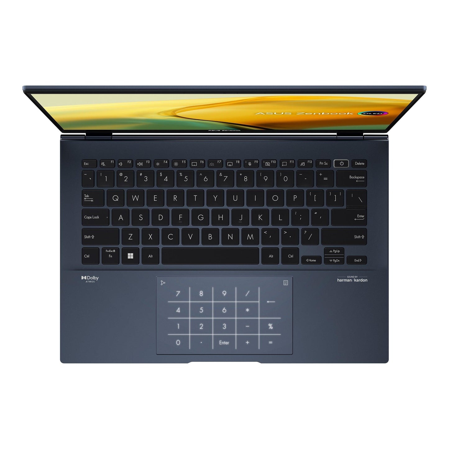 ASUS Zenbook 14 Oled UX3402ZA-KM062WS Laptop (Ponder Blue) | 14" 2.8K Oled |  i5-1240P | 16GB LPDDR5 | 512 GB SSD | Iris Xᵉ Graphics | Windows 11 Home | MS Office Home & Student 2021 | ASUS BP1504 Casual Backpack