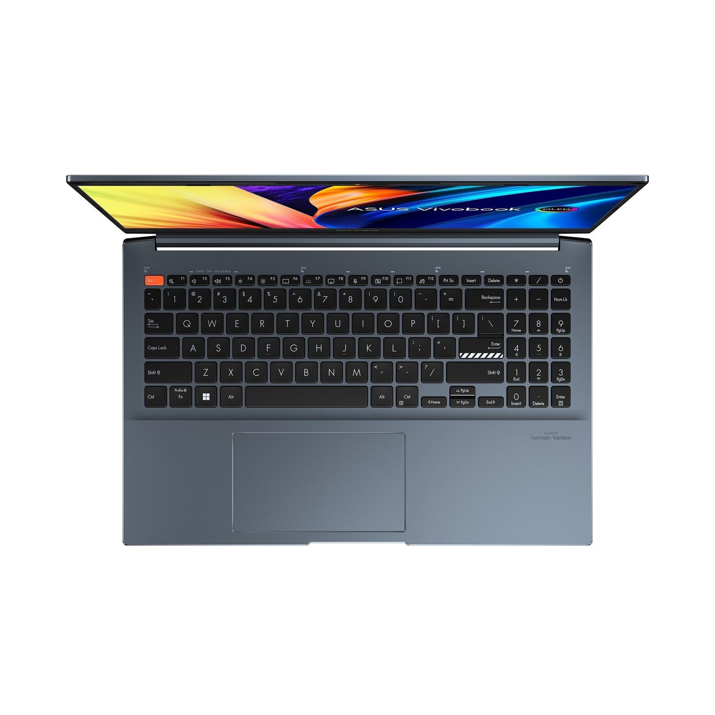 Asus Vivobook Pro 15 OLED K6502VV-MA033WS Laptop (Quiet Blue) | 15.6" 2.8K (2880 x 1620) OLED |  i9-13900H | 16 GB RAM | 1 TB SSD | RTX 4060 | Windows 11 Home | MS Office Home & Student 2021 | ASUS BP1504 Casual Backpack