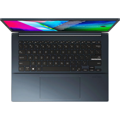 ASUS Vivobook Pro 14 OLED M3401QC-KM070WS Laptop (Quiet Blue) | 14" OLED |  RTX™ 3050 | Windows 11 Home | MS Office Home & Student 2021 | ASUS BP1504 Casual Backpack