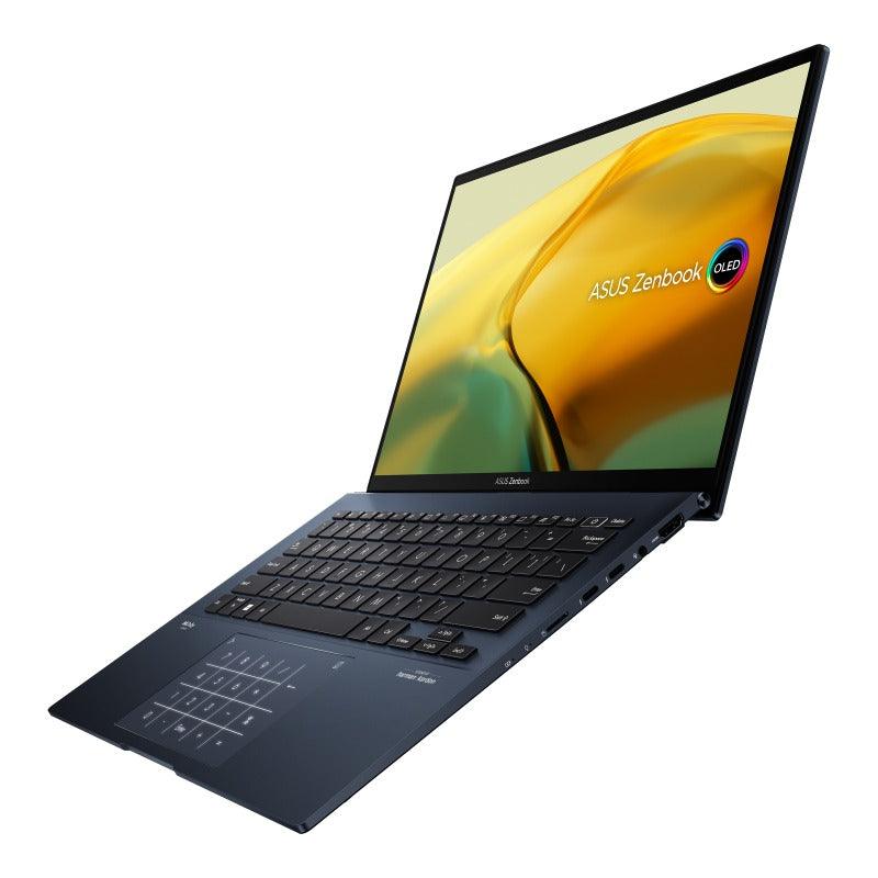 ASUS Zenbook 14 Oled UX3402ZA-KM064WS Laptop (Ponder Blue) | 14" 2.8K | i7-1260P | 16GB RAM | 512GB SSD | Intel Iris Xe | Windows 11 Home | MS Office Home & Student 2021 | ASUS Sleeve