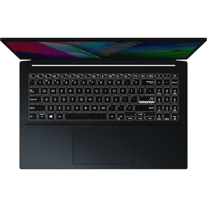 ASUS VIVOBOOK PRO 15 OLED M3500QC-L1080TS LAPTOP (QUIET BLUE) | 15.6" FHD | RYZEN 5 5600H | 16Gb DDR4 | 512GB SSD | RTX 3050 | WIN10 + MS OFFICE HOME & STUDENT 2019 + ASUS NEREUS BACKPACK (BLACK)